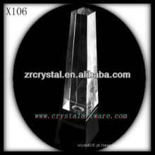 k9 prêmio de cristal em branco X106